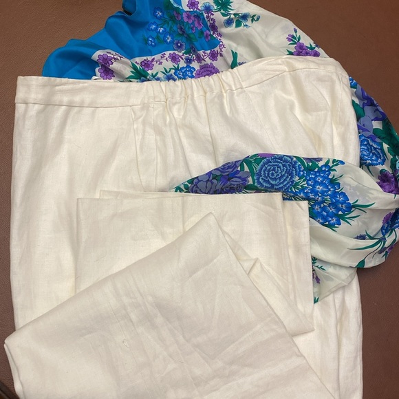 Lauren Ralph Lauren Pants - Lauren - White lined linen pants NWT